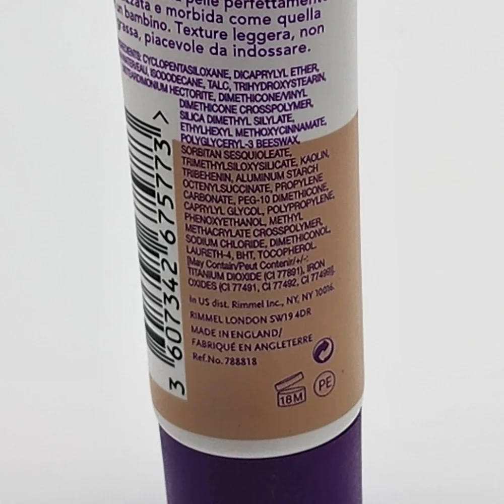 Rimmel Stay Matte Liquid Mousse Foundation Ivory‎ 100 Lightweight 1 Fl Oz New